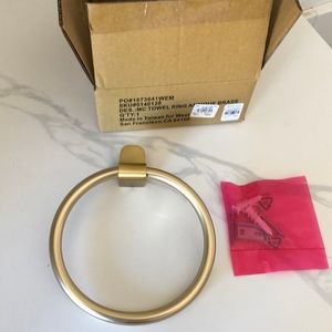 West Elm Towel Ring!